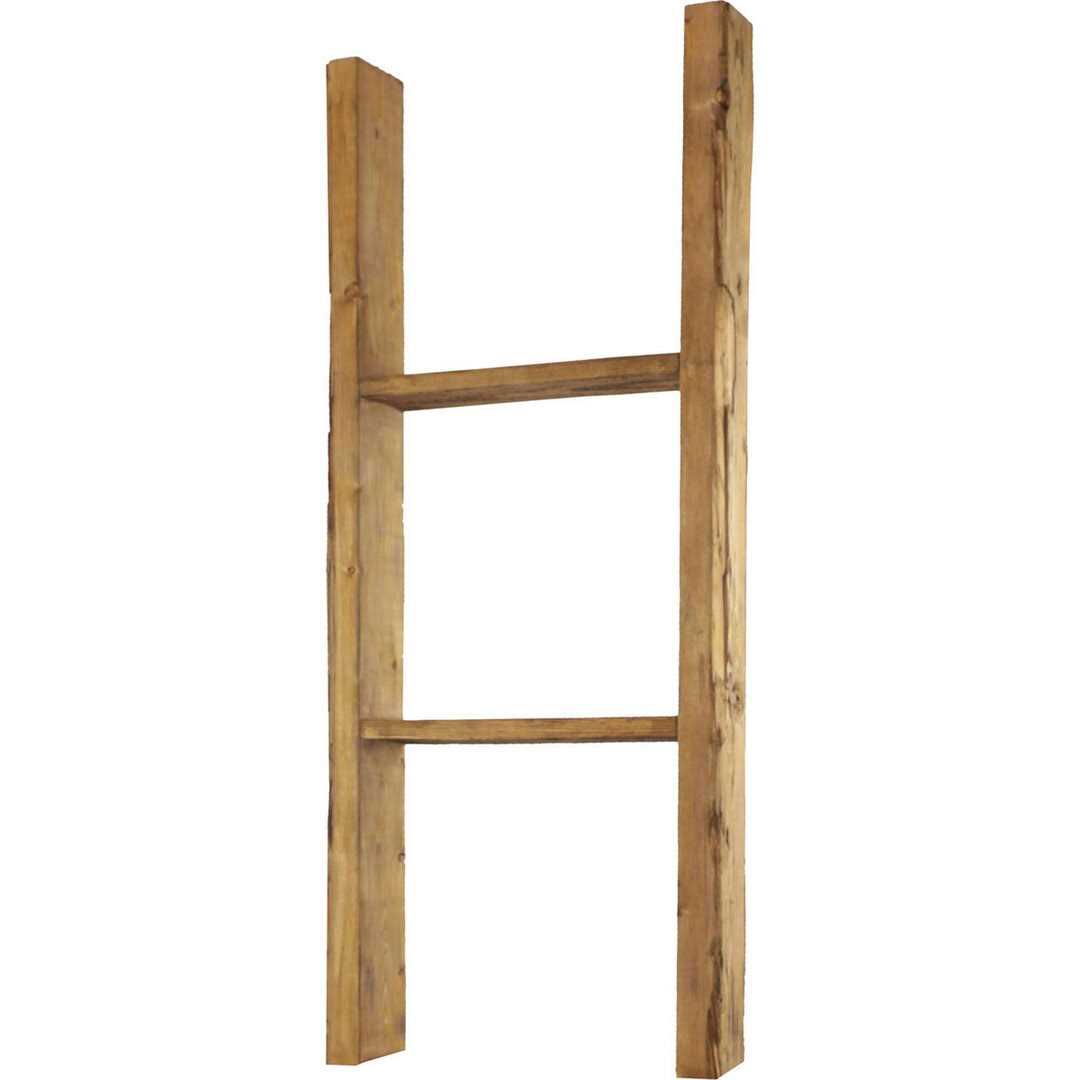 Ekena Millwork 15 inchw x inchh x 3 1/2 inchd Vintage Farmhouse Rung Ladder - MT - Mrs Treak