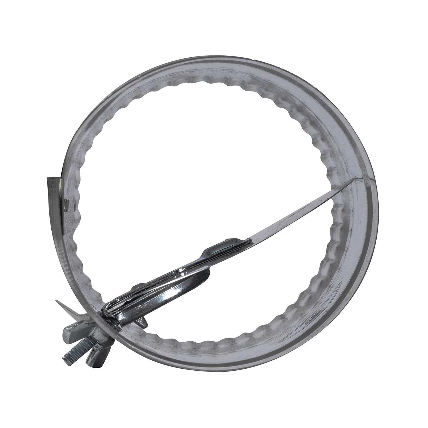 The Sheet Metal Kid 4-in HVAC Duct Manual Volume Damper with Sleeve - MT - Mrs Treak