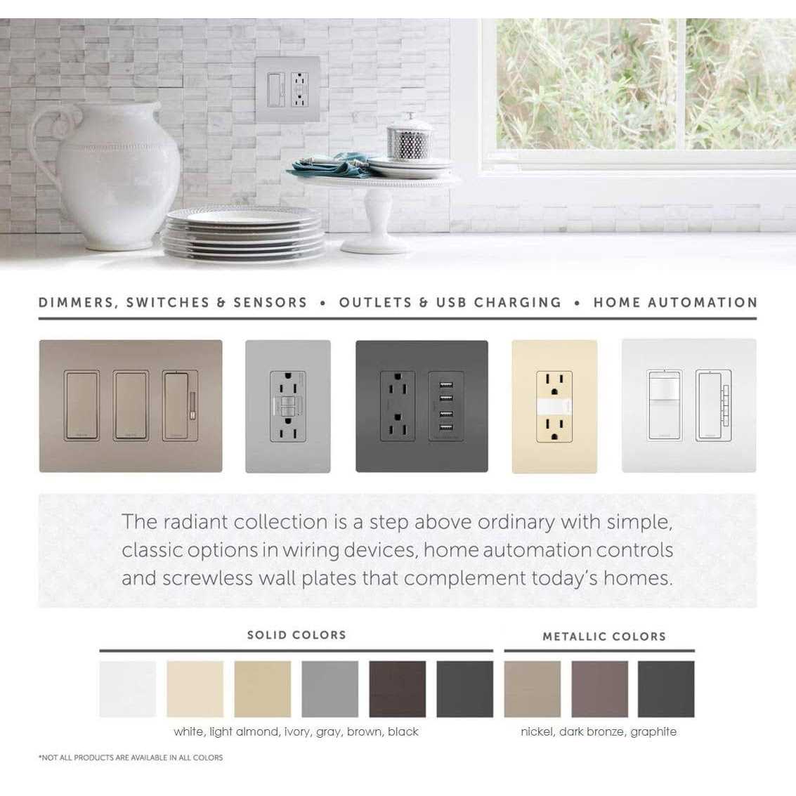 Pass & Seymour 885TRW Radiant Tamper-Resistant Duplex Receptacle - MT - Mrs Treak