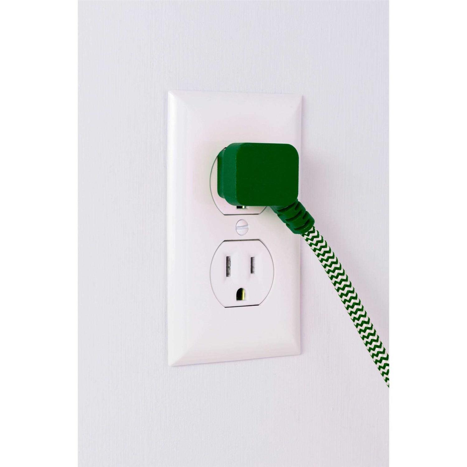 Philips Heavy-Duty Grounded 3-Outlet T-Tap Green - MT - Mrs Treak