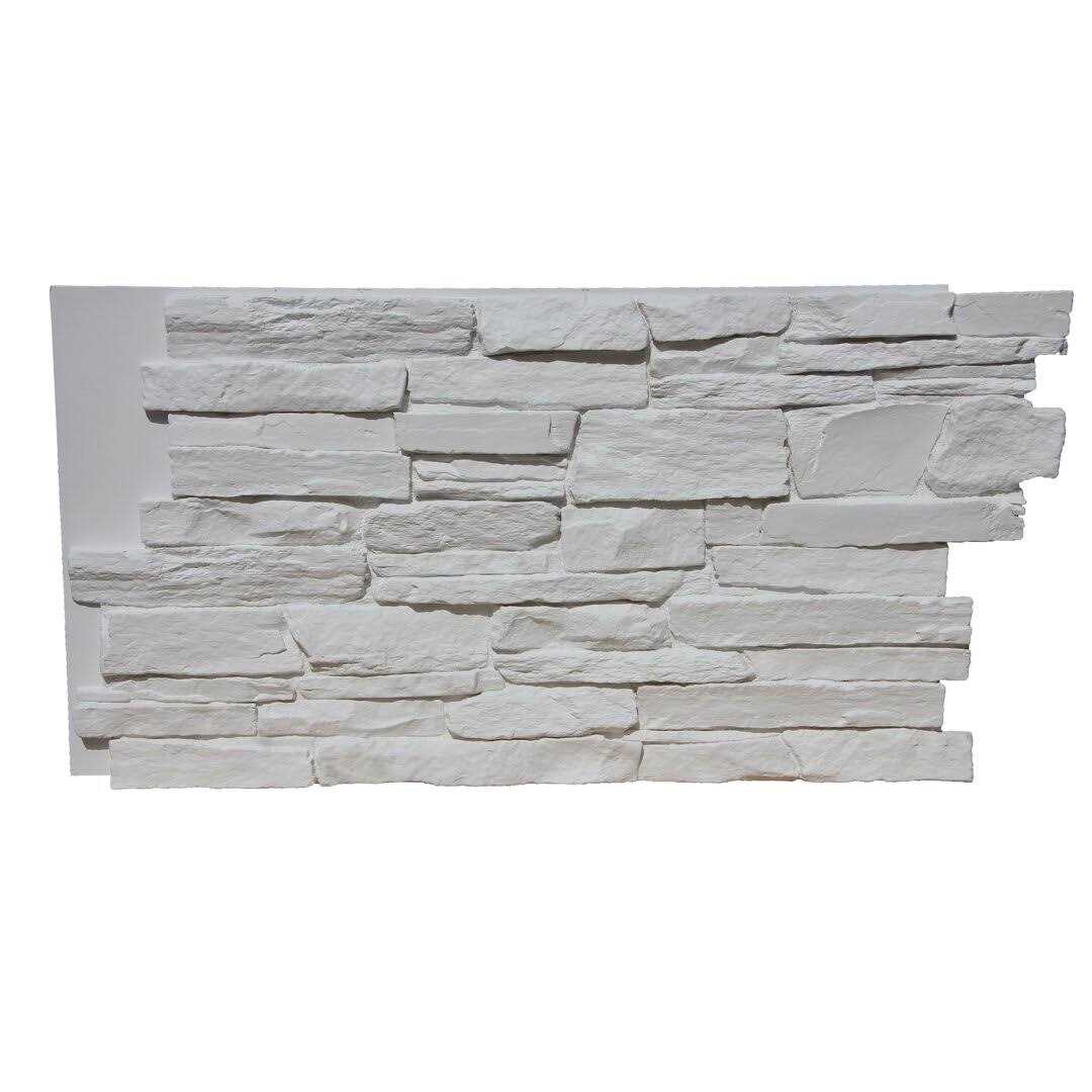 TRITAN BP Ledge Stone 48 in. x 24.25 in. Polyurethane Interlocking Siding Panel - MT - Mrs Treak