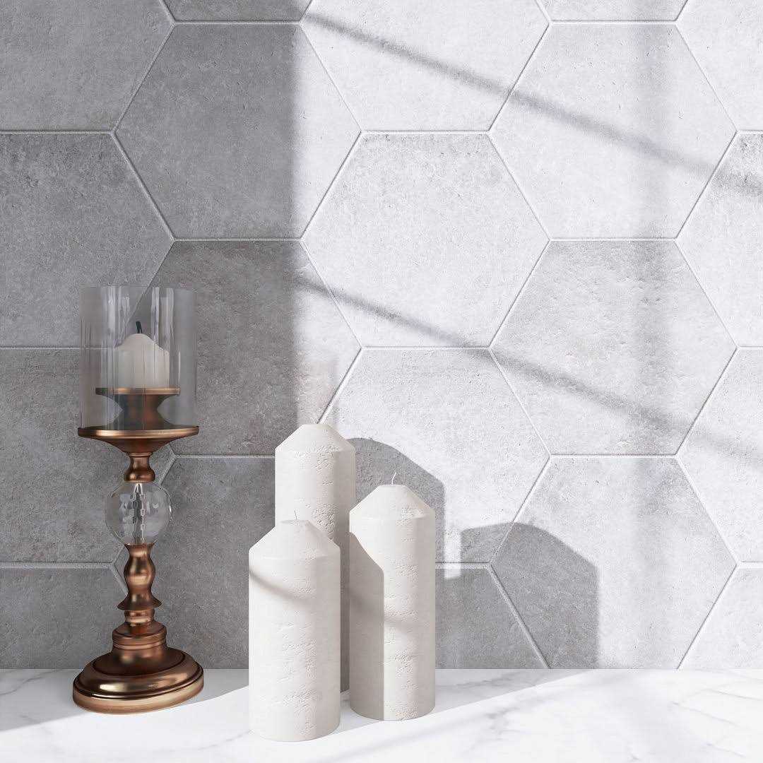 MOLOVO Dakota Hexagon 7.87 in. x 9.45 in. Matte Porcelain Floor and Wall Tile - MT - Mrs Treak