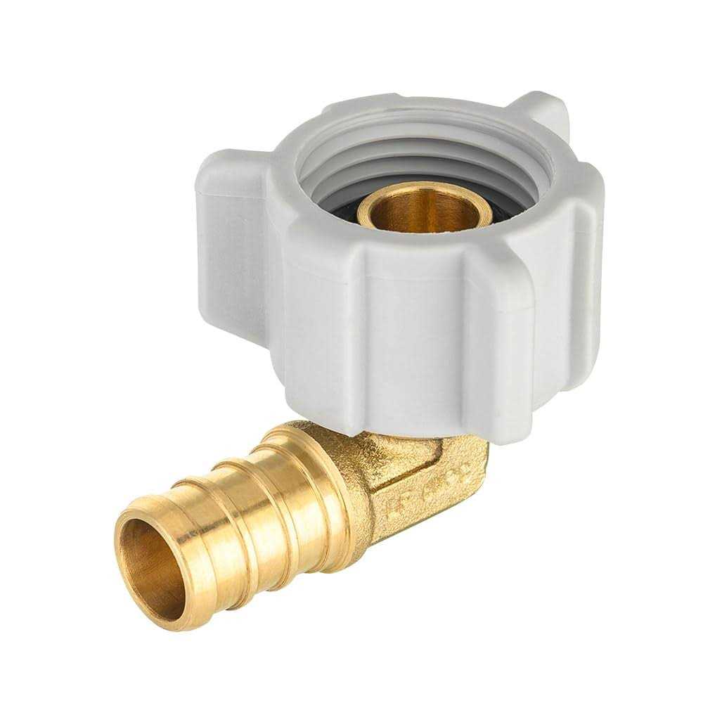 EFIELD Barb Crimp Pex Pex X Female NPT Swivel Elbow Brass Fittings - MT - Mrs Treak