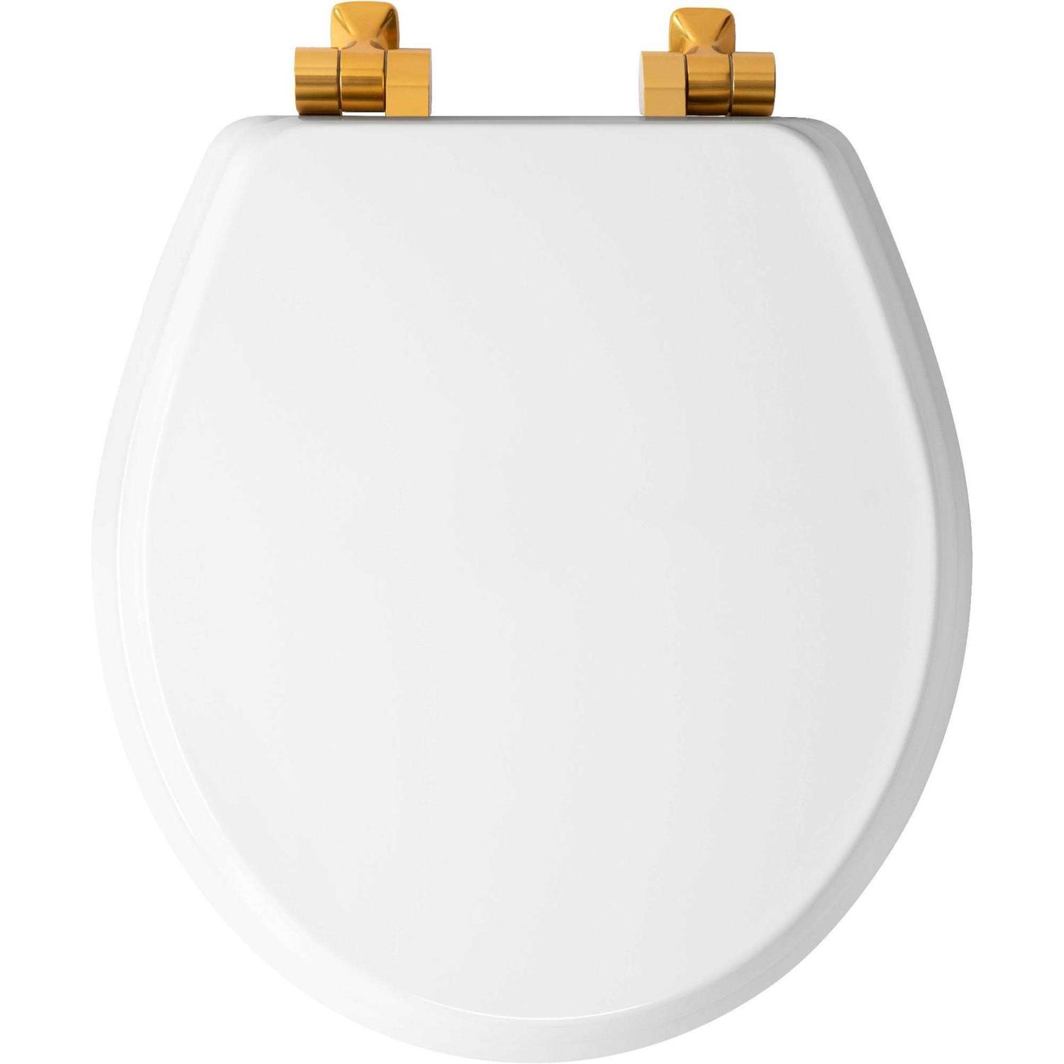 Mayfair Toilet Seat Round Wood 22EC-000 - MT - Mrs Treak