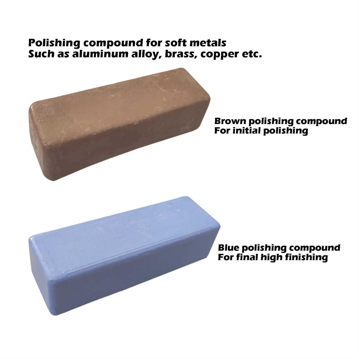 PR PURUI PURUI 100g Polishing Buffing Compound Kit 6PC-Kit Includes:Black Emery,General Green,White,Brown Tripoli,All Purpose Blue - MT - Mrs Treak