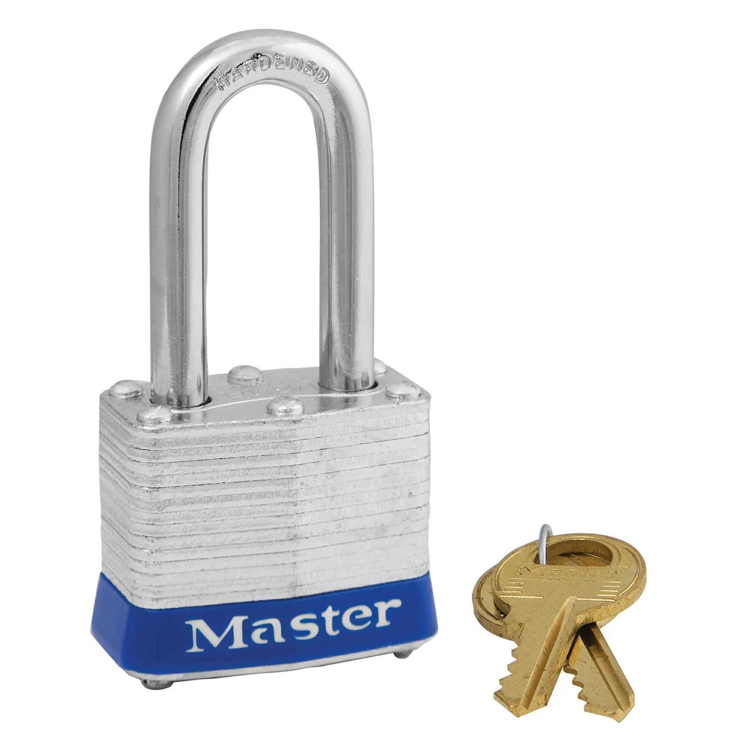 Master Lock Padlock 1 9/32 in Vertical Shackle Clearance 6271NKAW600A - MT - Mrs Treak