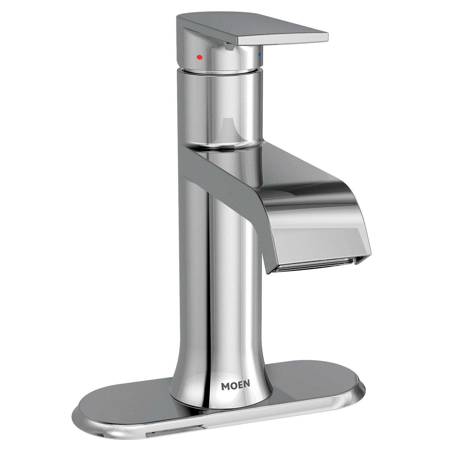 Moen Genta Chrome One-Handle Bathroom Faucet 6702 - MT - Mrs Treak