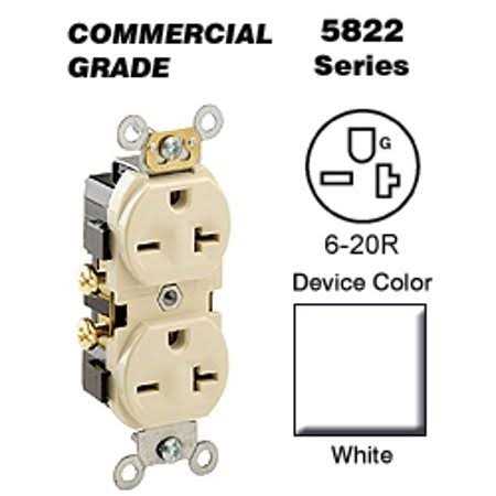 Leviton 5801 Single Receptacle - MT - Mrs Treak