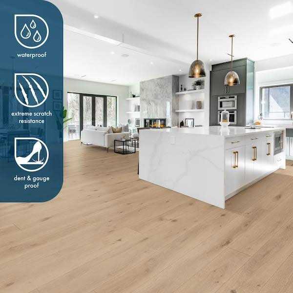 Lifeproof 6 MIL x 16 in. W x 32 in. L Click Lock Waterproof Vinyl Tile Flooring - MT - Mrs Treak