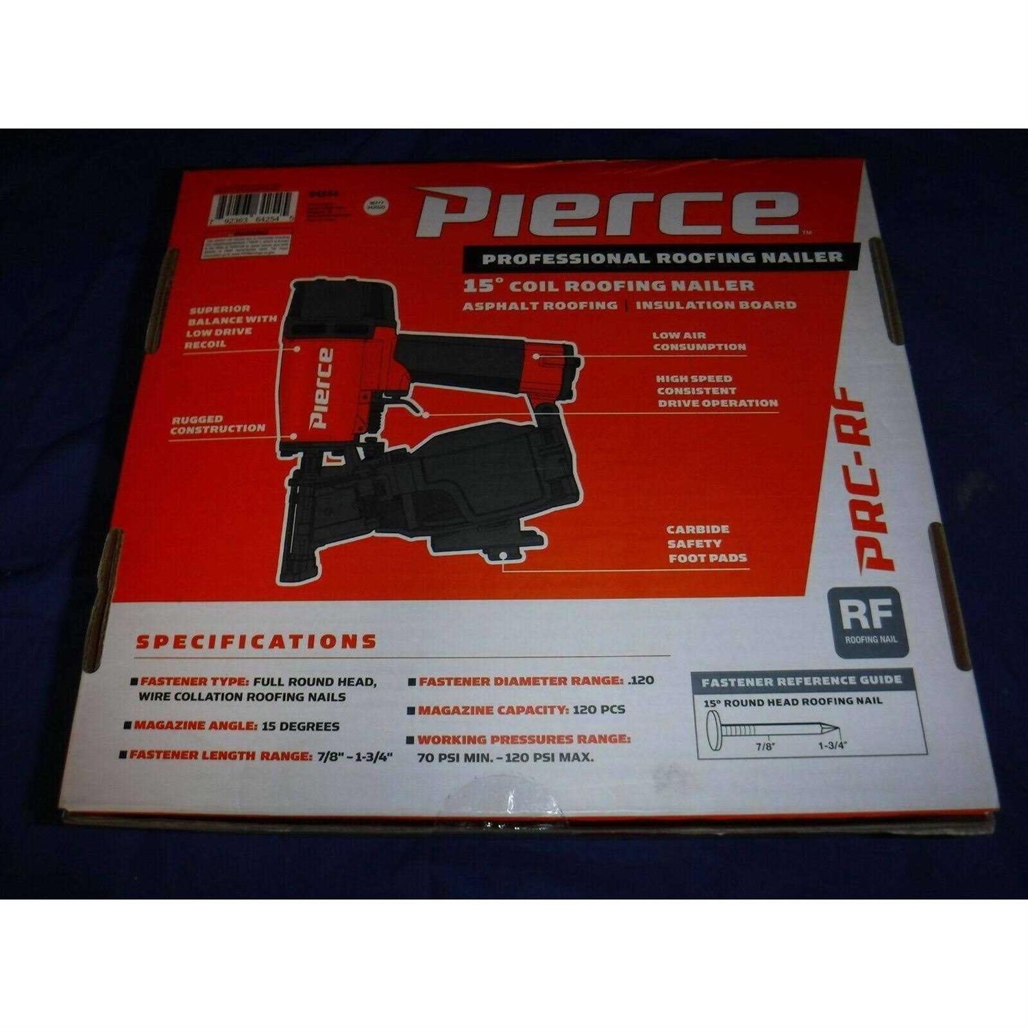 Pierce 15 Professional Coil Siding Nailer Prc-15 - MT - Mrs Treak