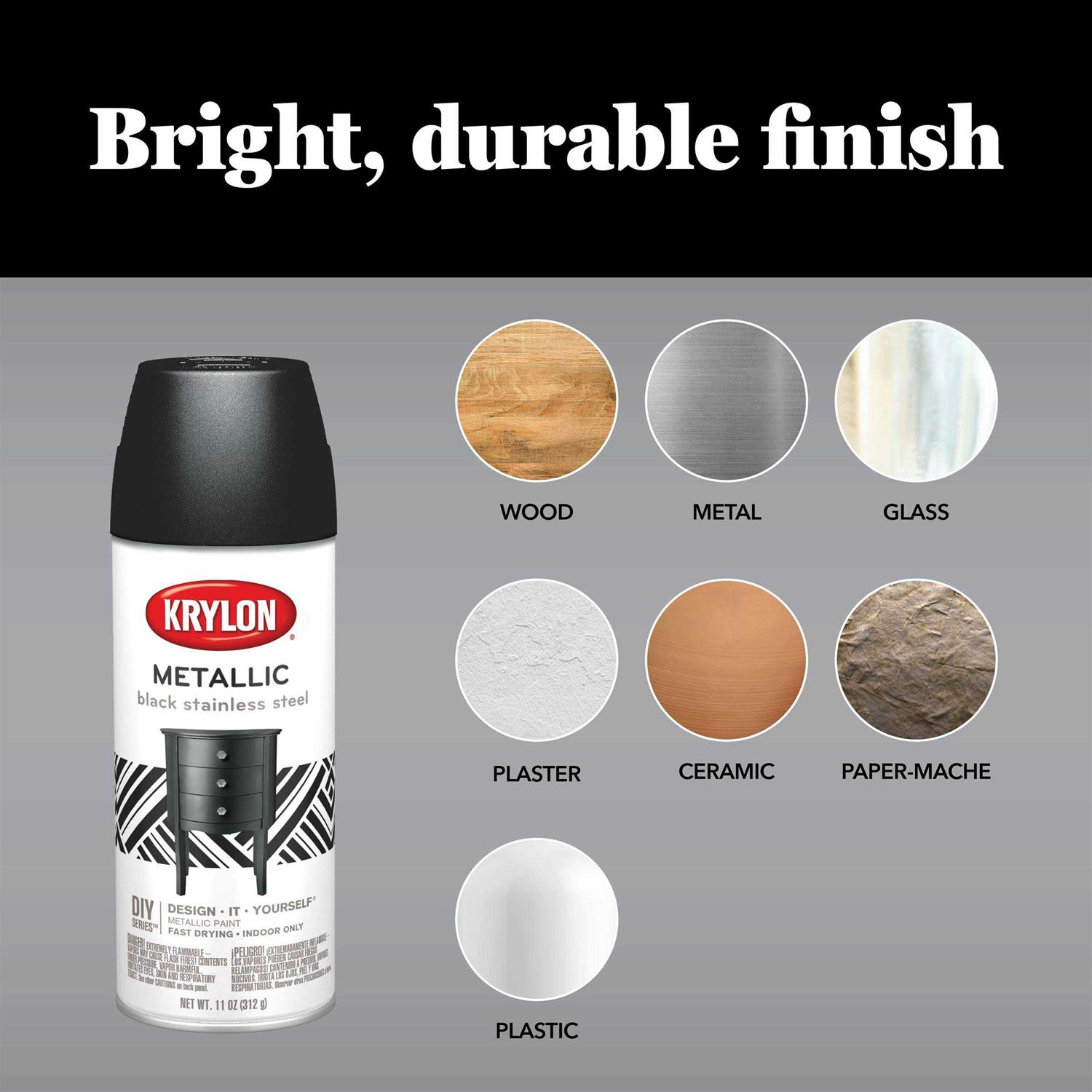 Krylon Metallic Shimmer Spray Paint - MT - Mrs Treak
