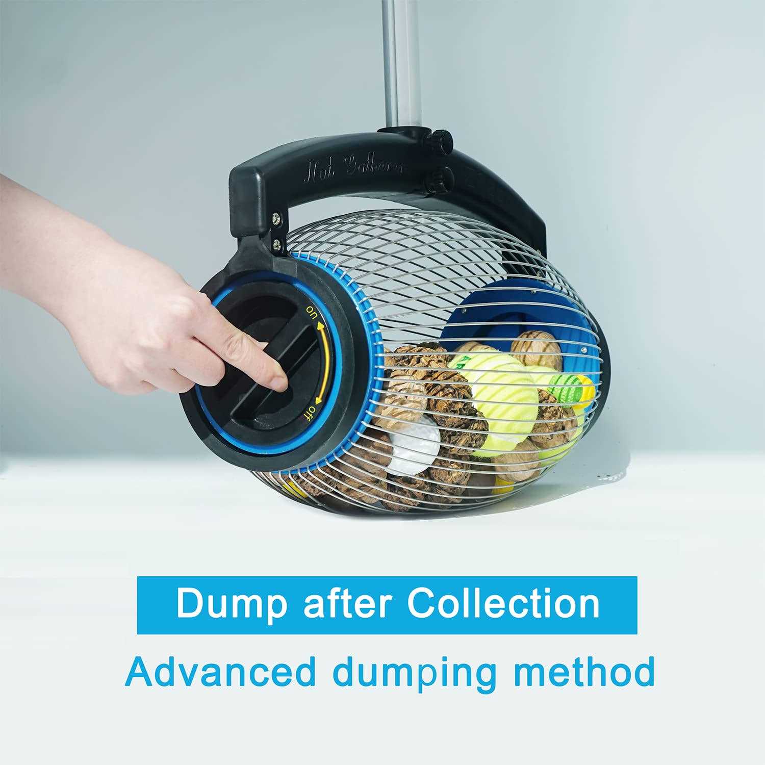 Zozen Nut Gatherer Walnut Picker Upper Roller Picker Upper - MT - Mrs Treak