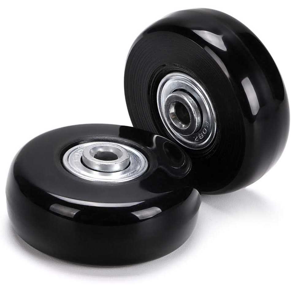 OwnMy 18mm Luggage Suitcase Replacement Wheels Rubber Swivel Caster Wheels Bearings Repair Kits - MT - Mrs Treak