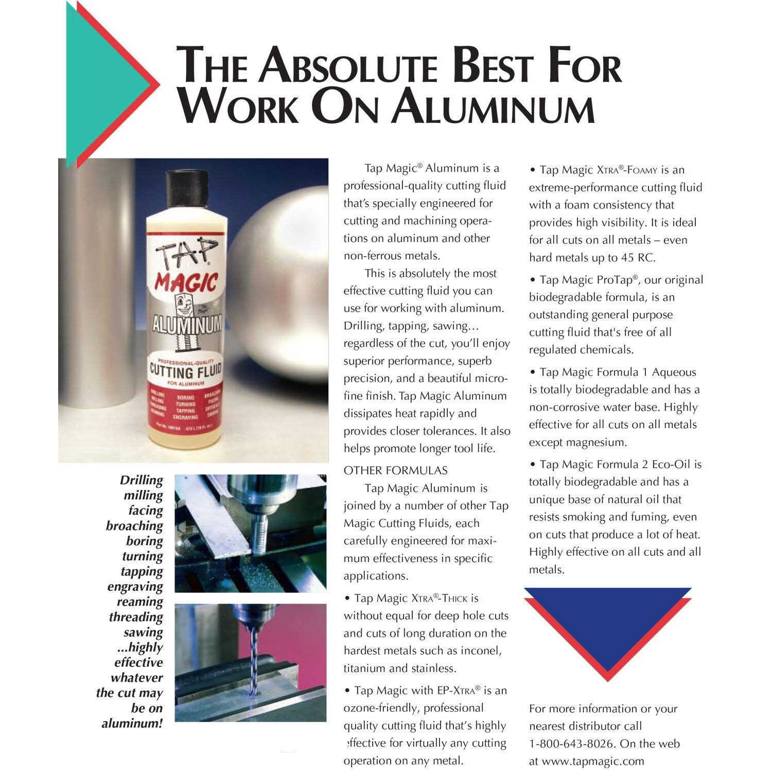 Tap Magic 10016E EP-Xtra Cutting Fluid 16 oz - MT - Mrs Treak