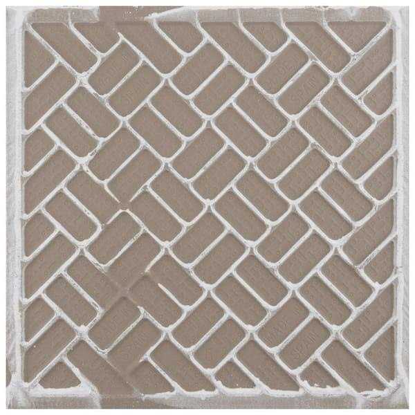 Merola Tile Llama Arte Loire Verso 9-3/4 in. x 9-3/4 in. Porcelain Floor and Wall Tile - MT - Mrs Treak