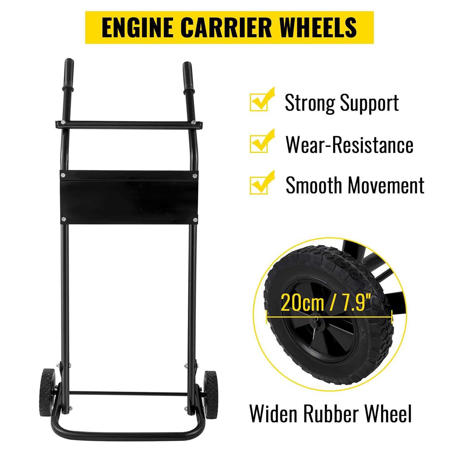 VEVOR Boat Motor Stand 130 LBS Outboard Motor Carrier 60 KG Outboard Engine Stand - MT - Mrs Treak