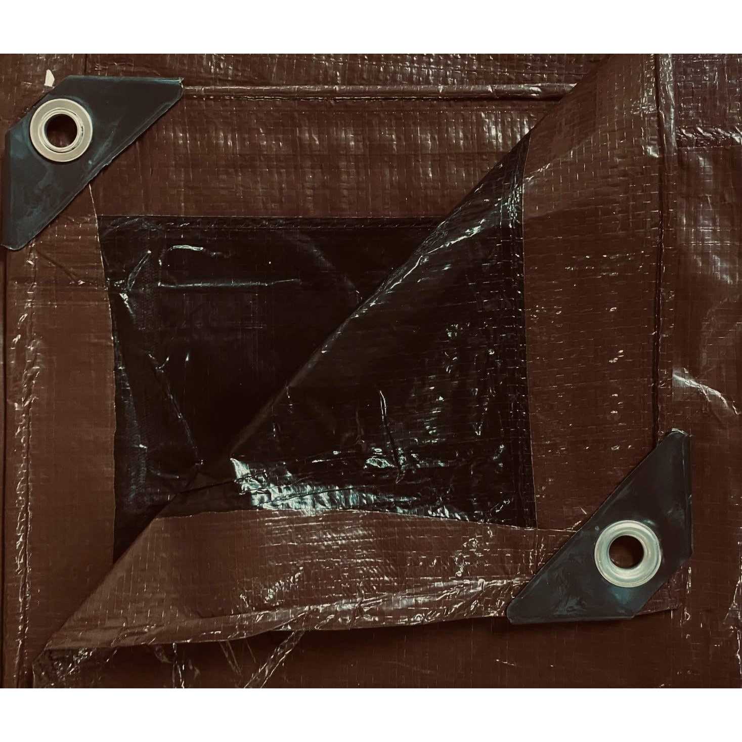 Onestock Black/Brown Reversible Tarp Heavy-Duty - MT - Mrs Treak