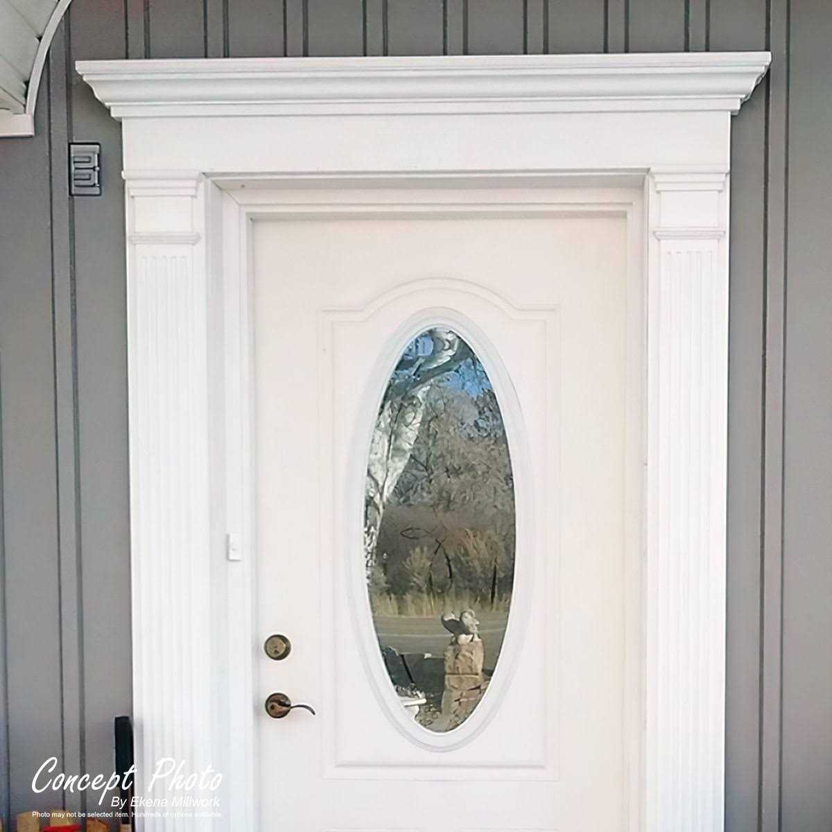 Ekena Millwork COL03X03X35KERW Kent Raised Panel Cabinet Column - MT - Mrs Treak