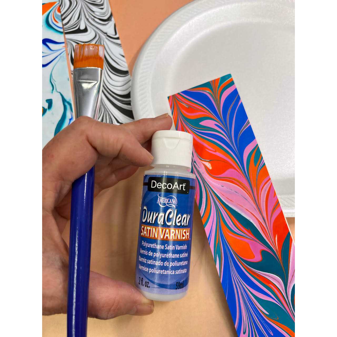 DecoArt 2oz DuraClear High-Gloss Varnish - MT - Mrs Treak