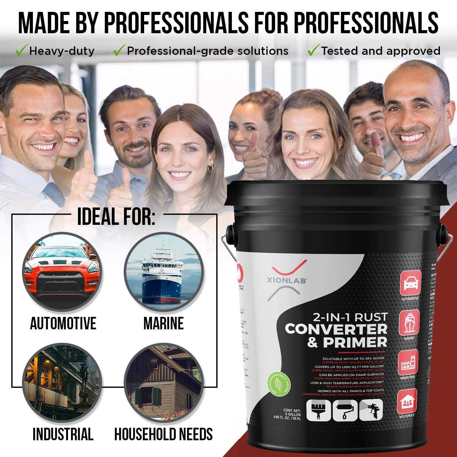 Xion Lab 2 in 1 Rust Converter & Metal Primer - MT - Mrs Treak