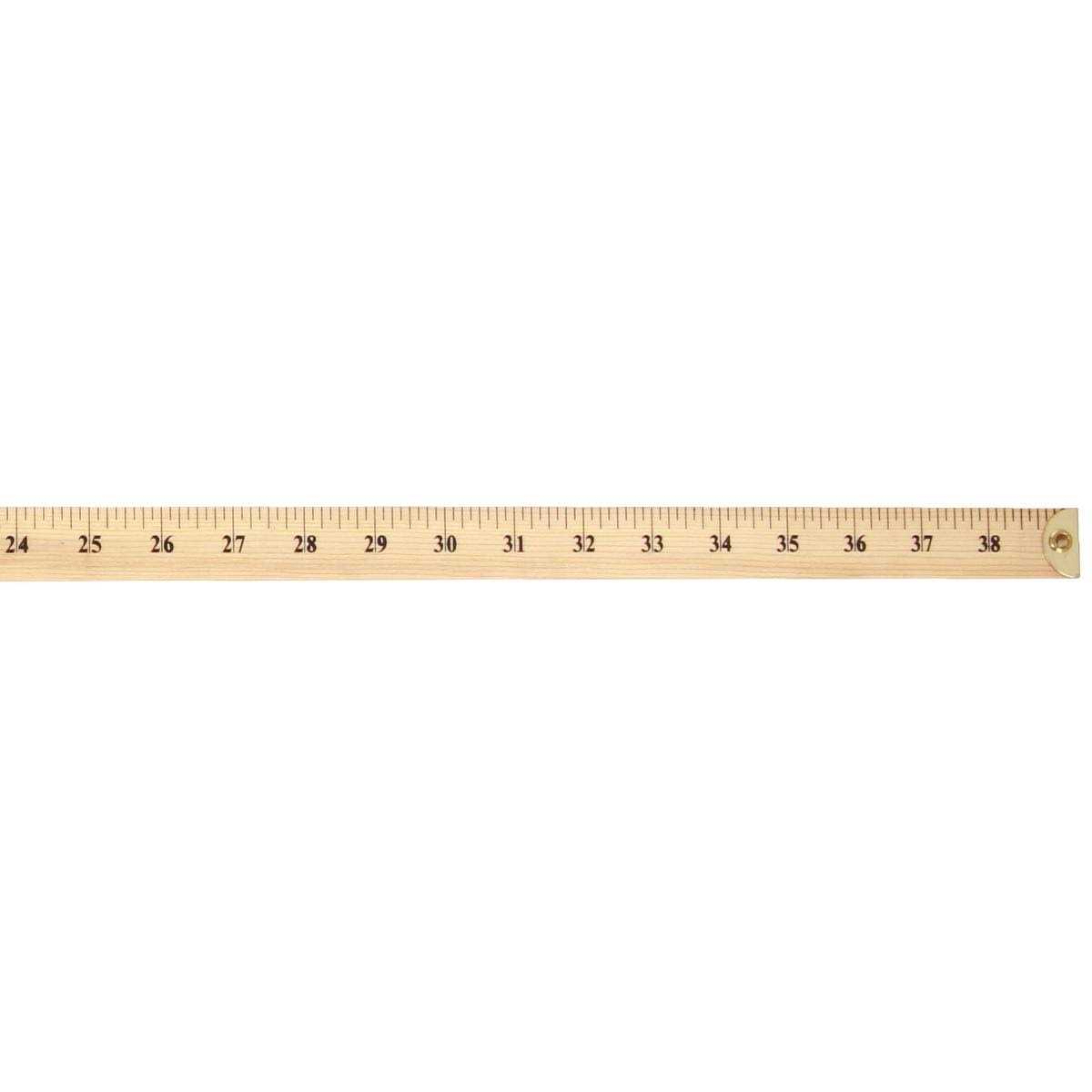 Westcott Metal Edge English/Metric Wood Ruler - MT - Mrs Treak