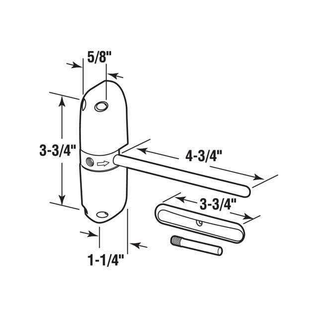 Prime-Line Round Face Door Lock E 2187 - MT - Mrs Treak