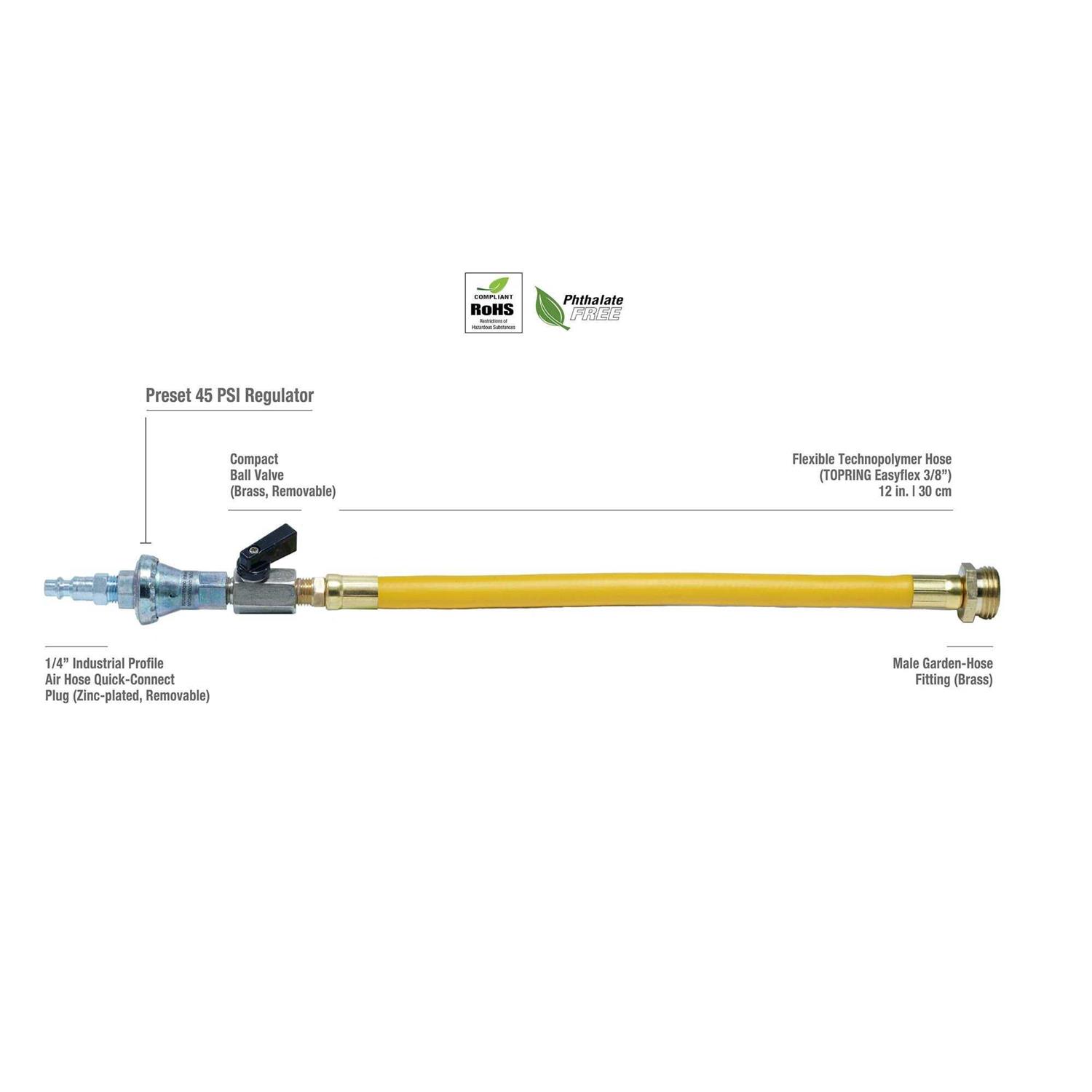 TOPRING Air Compressor Water Blow Out Adapter - MT - Mrs Treak
