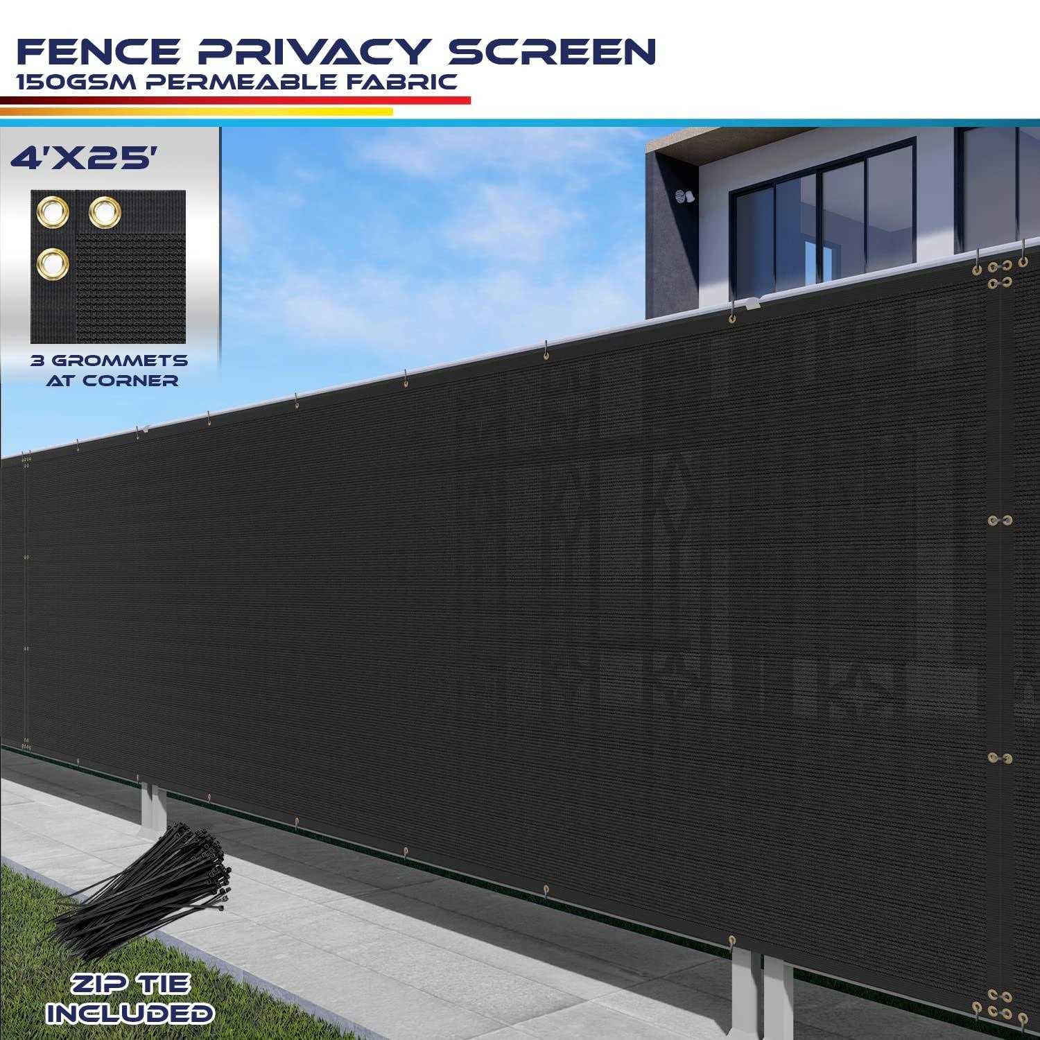 Windscreen4less Privacy Fence Screen Heavy Duty Brass - Mrs Treak