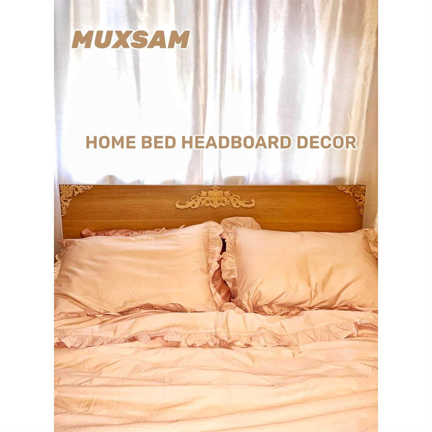 MUXSAM 2-pair Wood Carved Onlays - MT - Mrs Treak