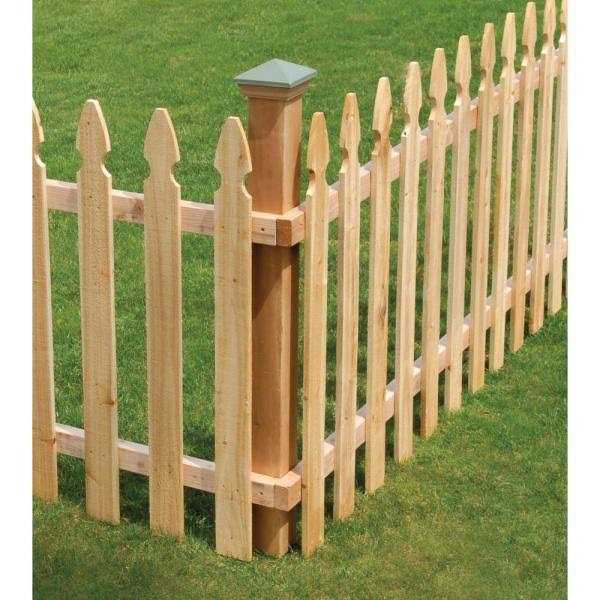 Outdoor Essentials 2 in. x 3 in. x 8 ft. Black Stained Pine Fence Panel Backer Rail - MT - Mrs Treak