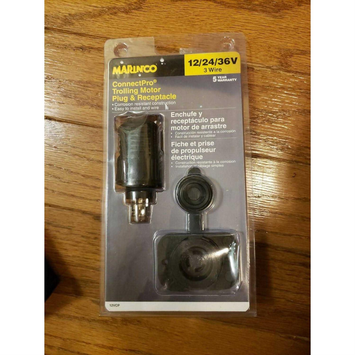 Marinco ConnectPro 3-Wire Receptacle 6-Gauge Adapter 12VBRAD - MT - Mrs Treak