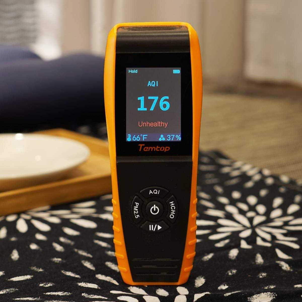 Temtop Air Station M100 Air Quality Monitor PM2.5 AQI CO2 Tester - MT - Mrs Treak
