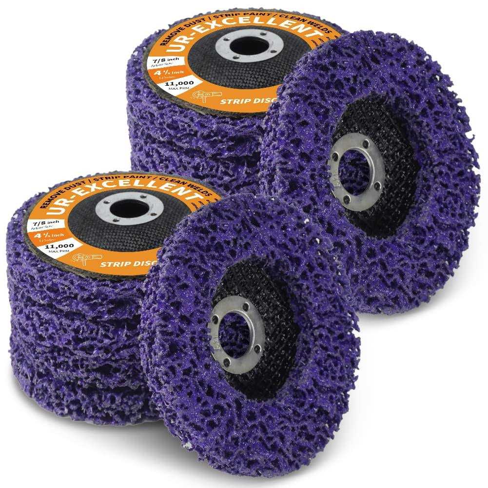 Ur-excellent Stripping Discs Rust Remover Wheel Remove Paint and Oxidation Poly Strip Wheel Disc Abrasive Angle Grinding Wheel - MT - Mrs Treak