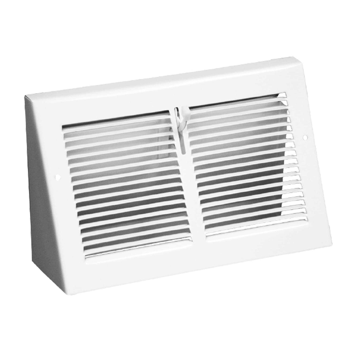 White Triangular Baseboard Register - MT - Mrs Treak