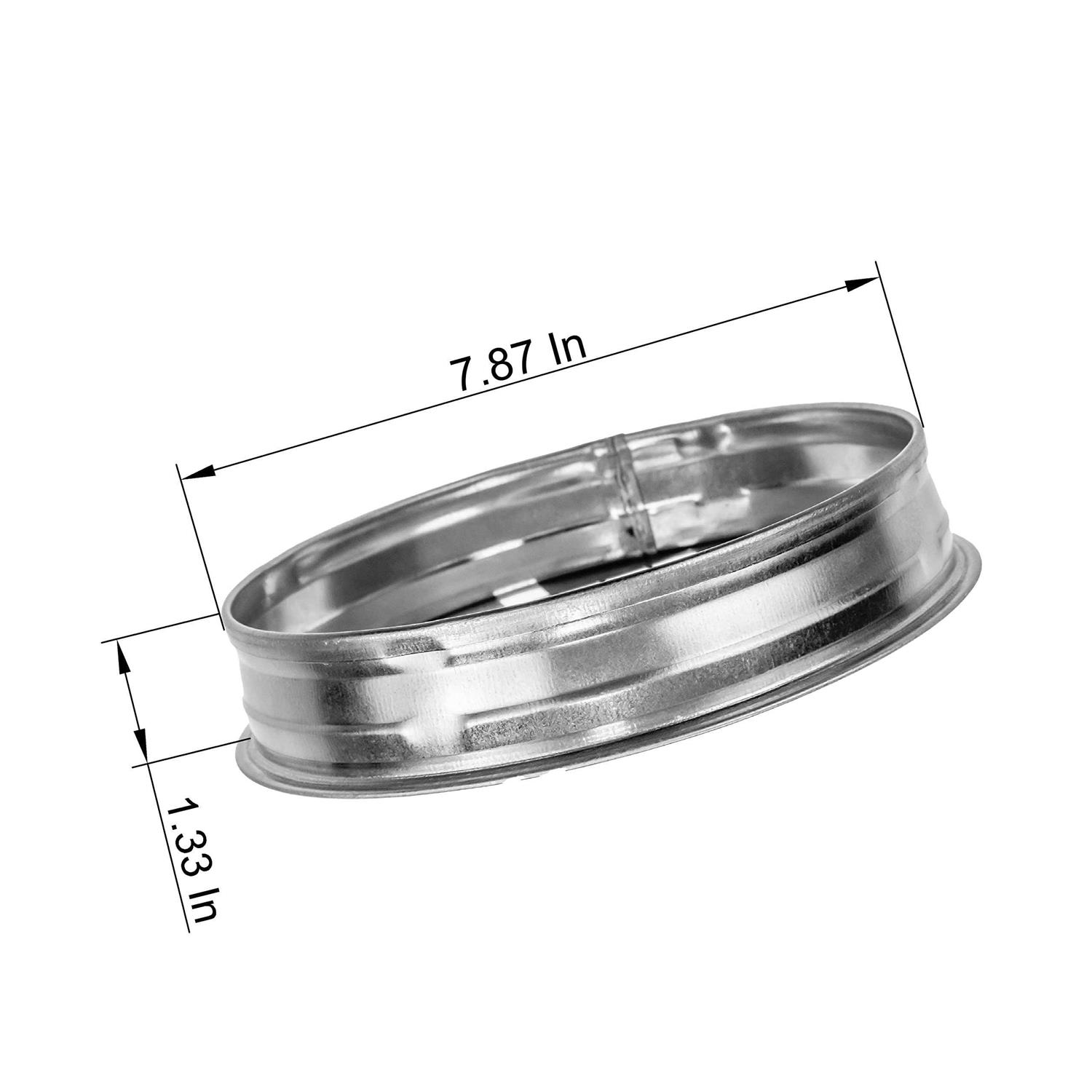 Vent Systems Metal Tee Cap with Mesh. Galvanized Steel End Cap. Dryer Vent Cover. Dryer Duct End Cap with Galvanized Steel Screen Steel - MT - Mrs Treak