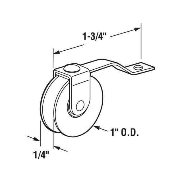 Prime Line Sliding Door Handle Set C 1032 - MT - Mrs Treak