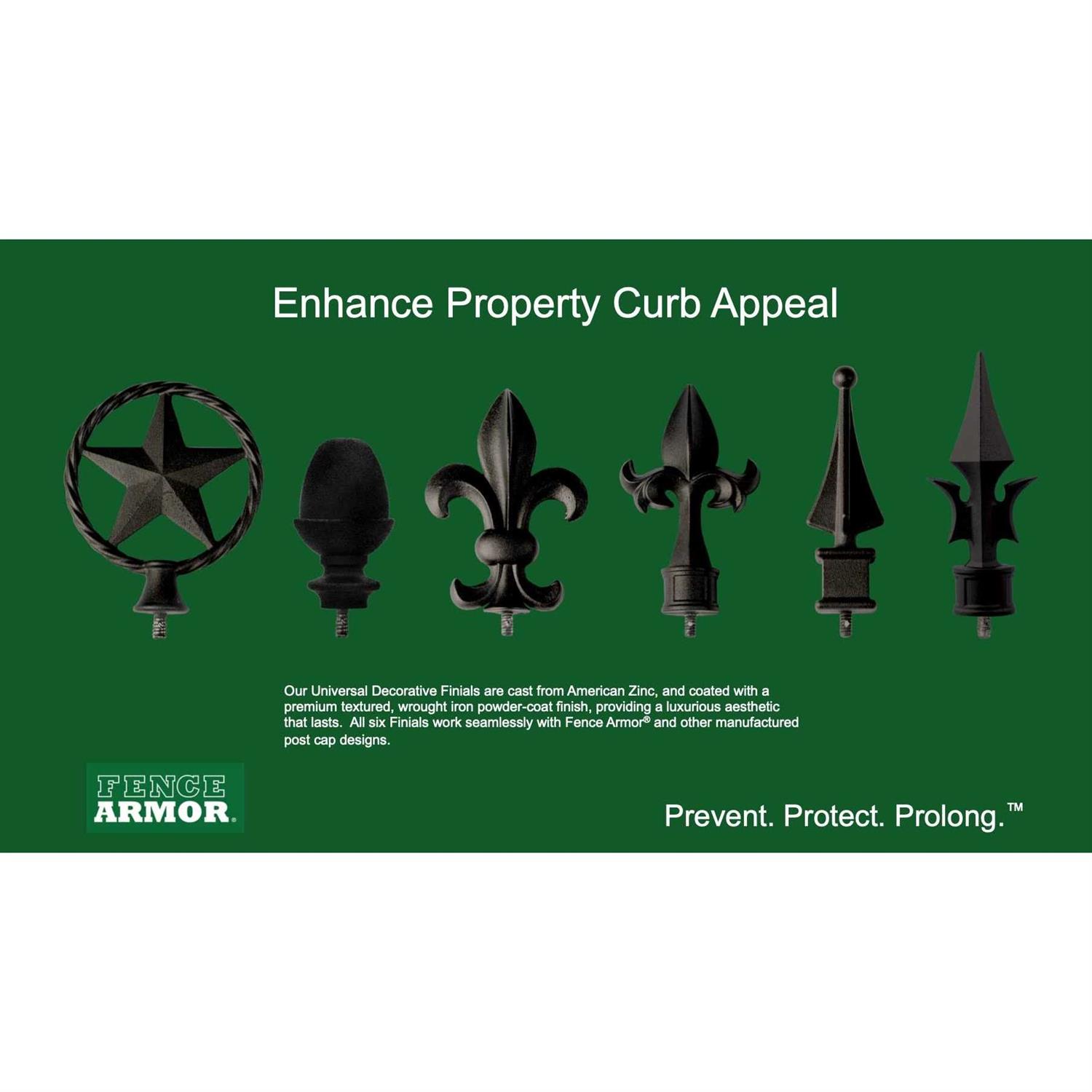 Fence Armor Demi Protection Post Guard Powder Coated Galvanized Steel Post Protector For Fence Post - MT - Mrs Treak