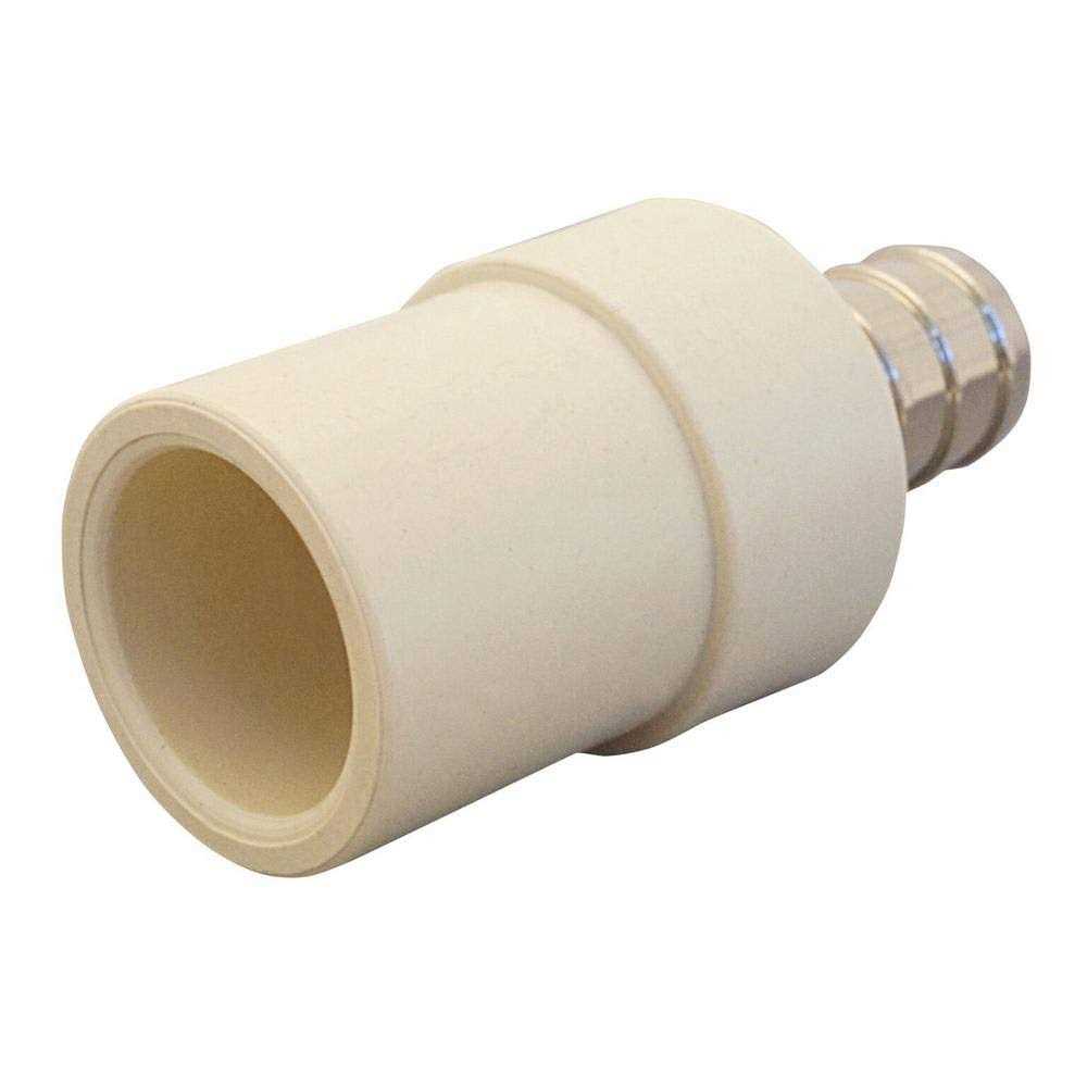 XFITTING 1/2 Pex X 3/8 OD Compression Straight Adapter - MT - Mrs Treak