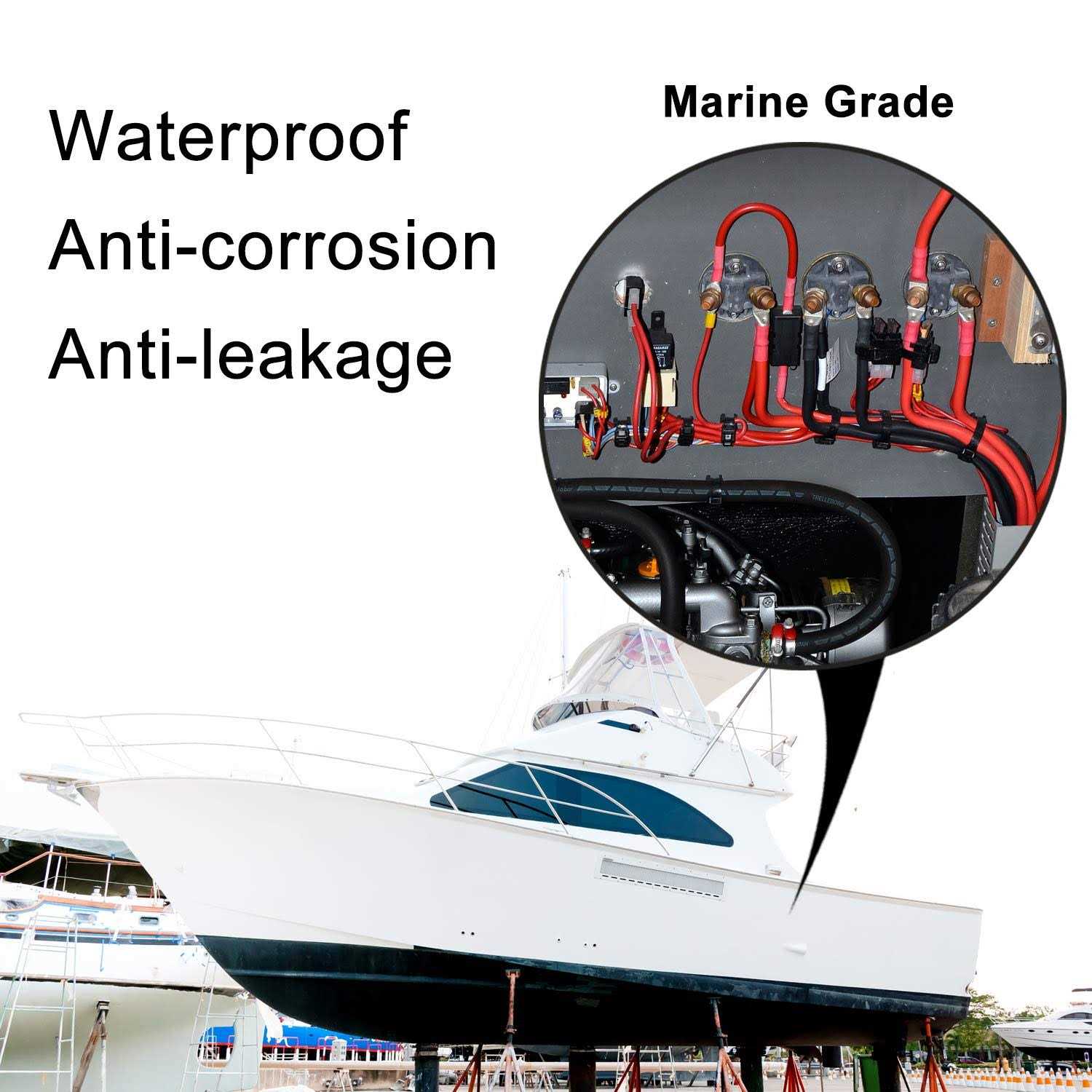 Xhf 3:1 Waterproof Heat Shrink Tubing Marine Grade Wire Cable Adhesive Lined Tube Insulation Seal Against Moisture Corrosion and - MT - Mrs Treak