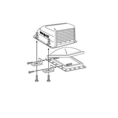 Maxxair Maxx II RV Roof Vent Cover - MT - Mrs Treak