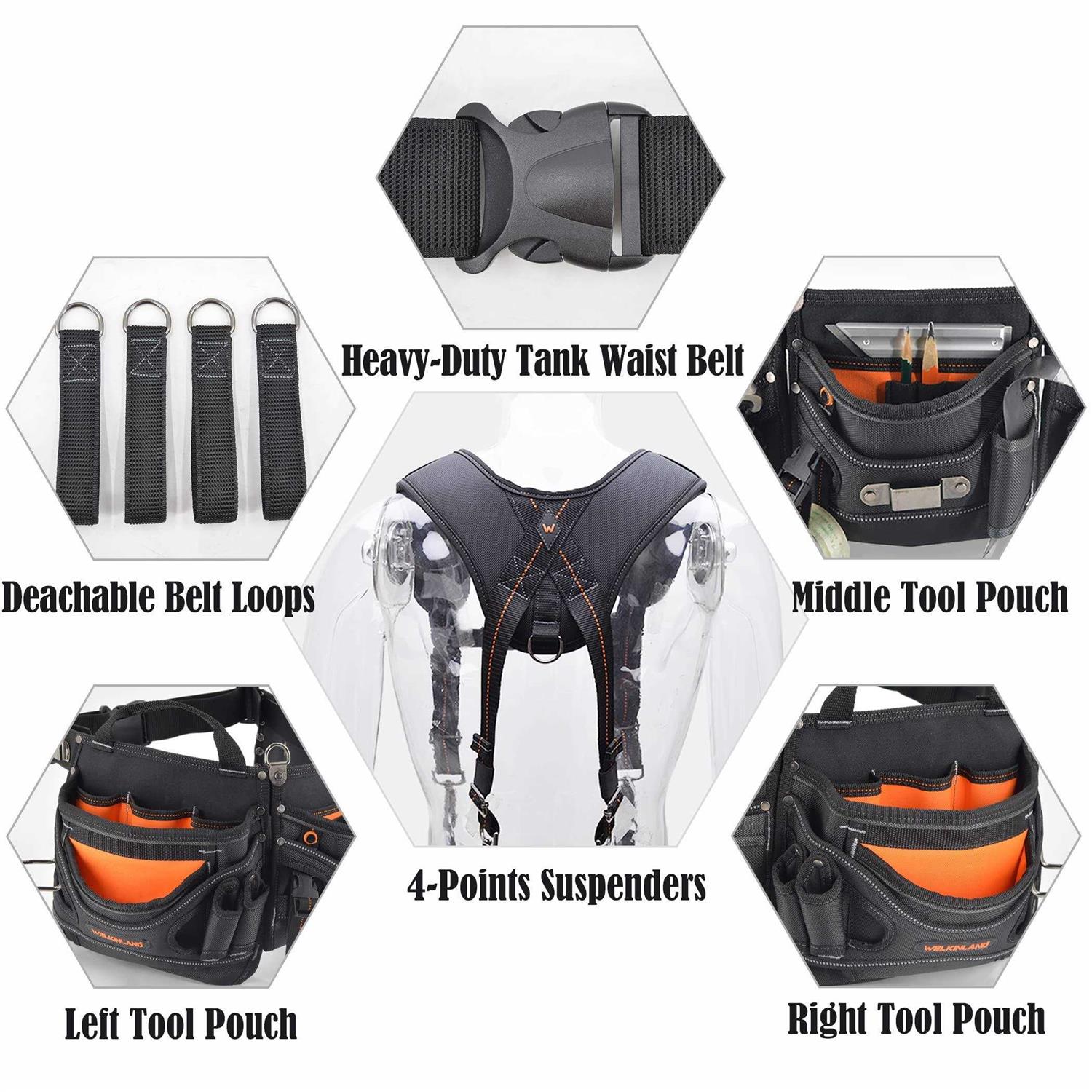 WELKINLAND Full-Open Tool bag backpack - MT - Mrs Treak