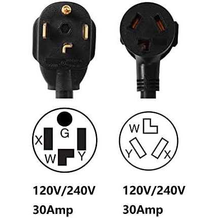 ONETAK NEMA 10-50P to 14-30R Compact 120V/240V 30 Amp Welder Welding Dryer Power Cord Adapter Adaptor Connector Connecter - MT - Mrs Treak