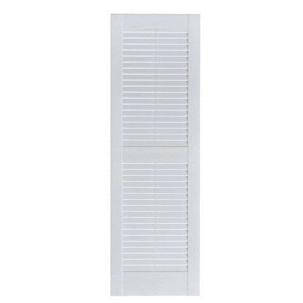 Mr Mxyzptlk Perfect Shutters IL501539002 Premier Louver Exterior Decorative Shutter - MT - Mrs Treak