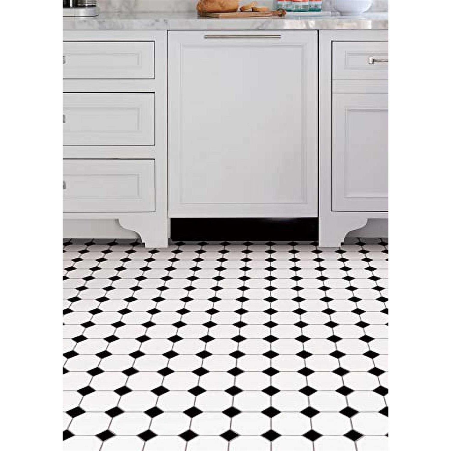 FloorPops Harvard Brick Peel & Stick Floor Tiles - MT - Mrs Treak