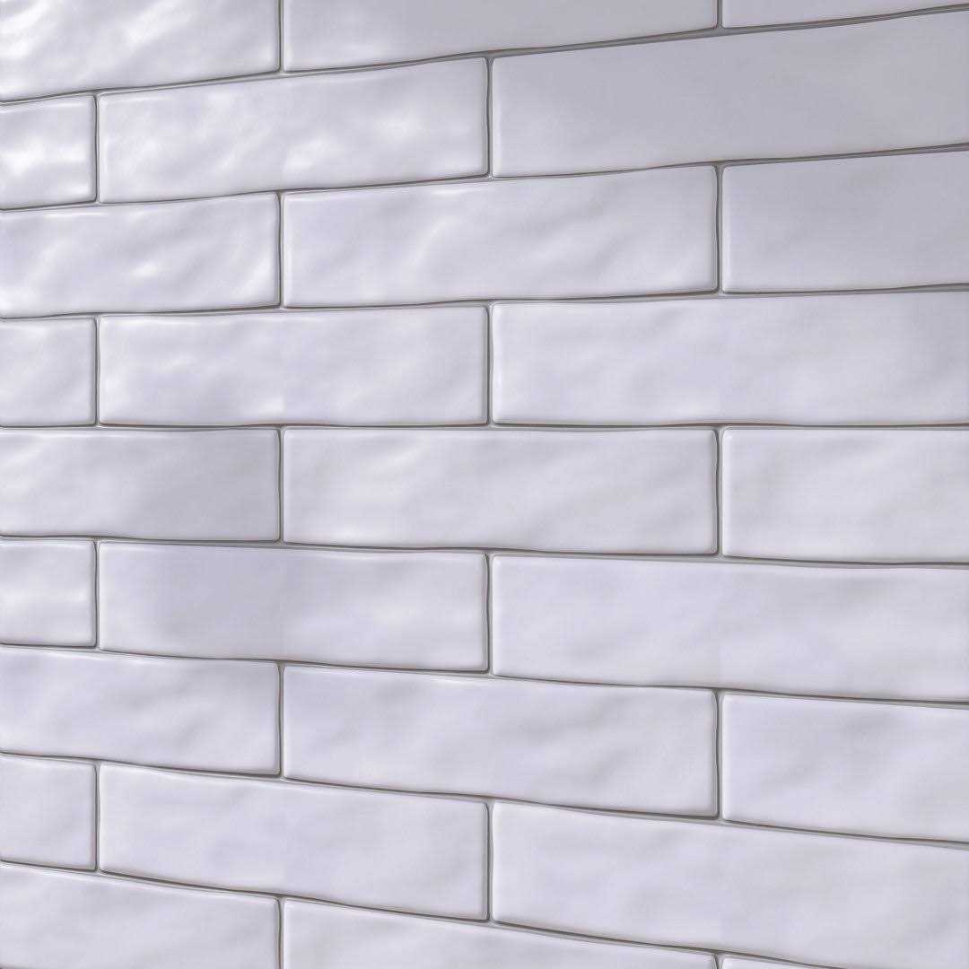 MOLOVO Kezma 2.95 in. x 11.81 in. Polished Ceramic Subway Wall Tile - MT - Mrs Treak