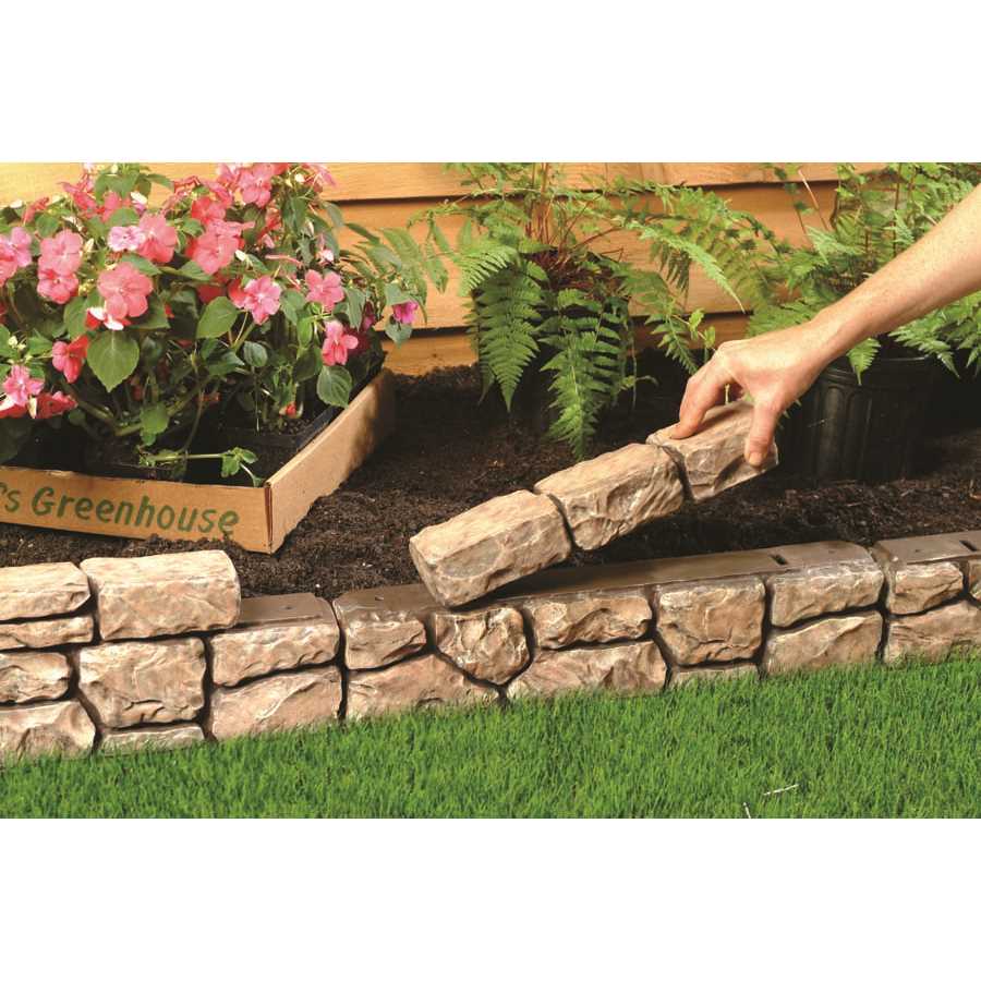 Dalen Products 6 in. x 10 ft. Stonewall Border - MT - Mrs Treak