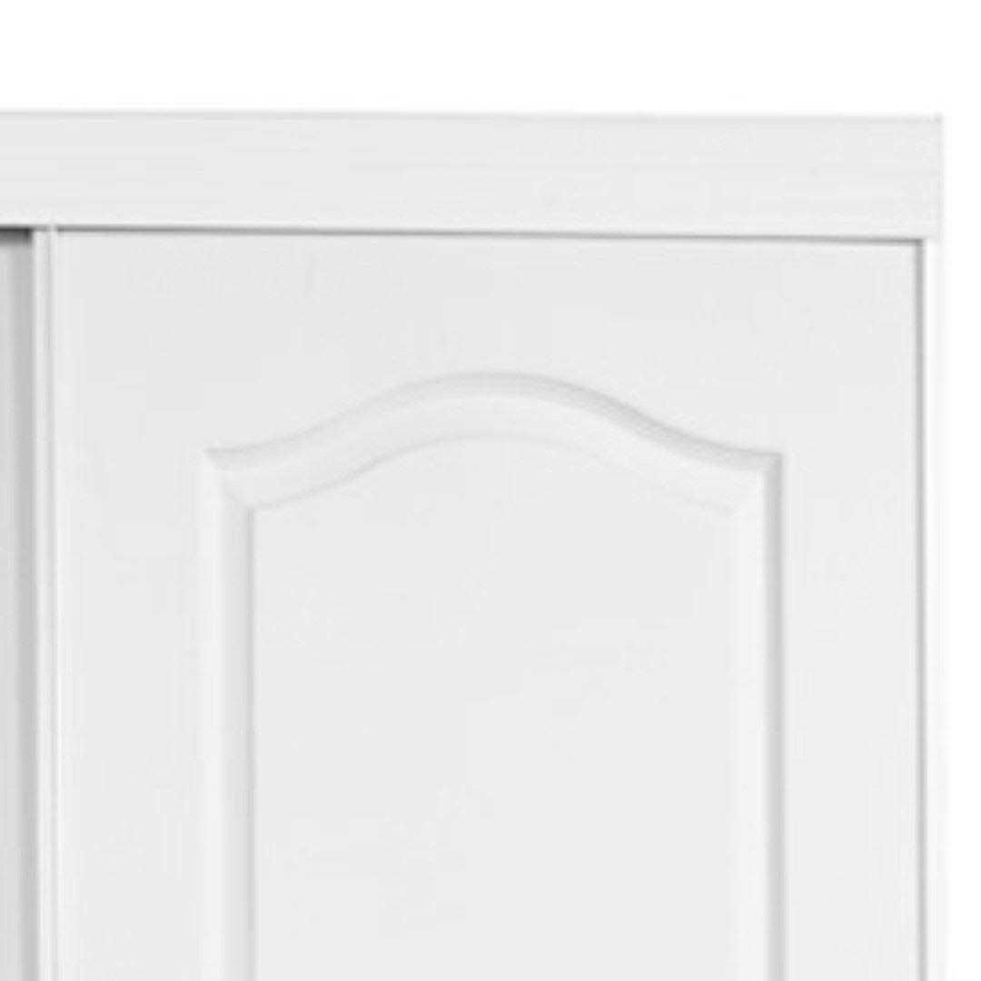 Paneled Manufactured Wood Primed Roman Top Smooth Interior Bi-Fold Door Masonite - MT - Mrs Treak