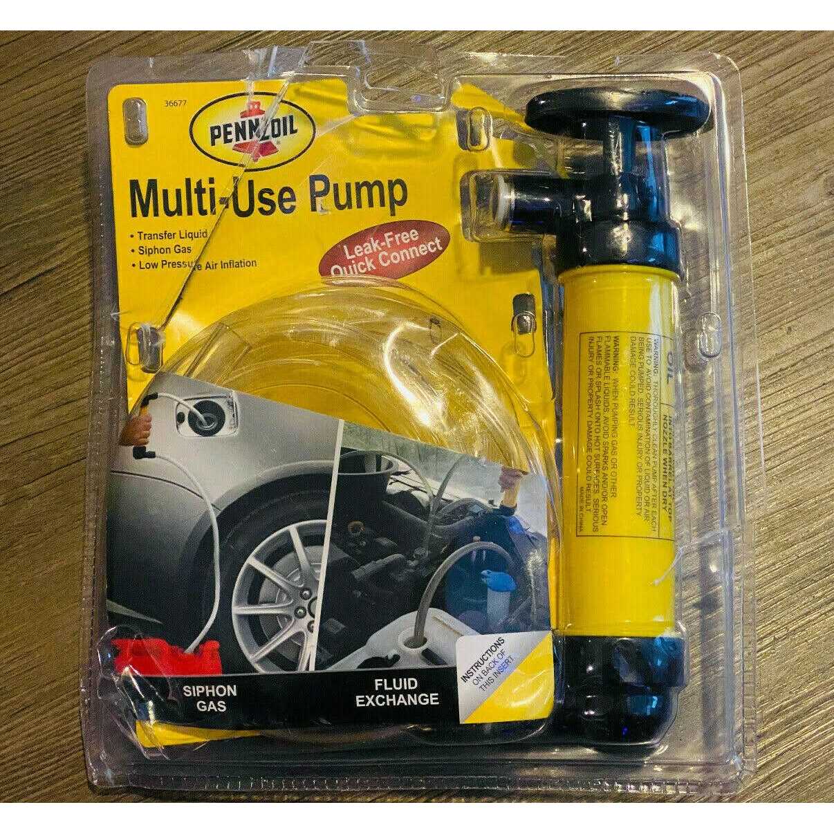 Pennzoil Hand Operated Plastic 72 in. Siphon Pump 36688 - MT - Mrs Treak