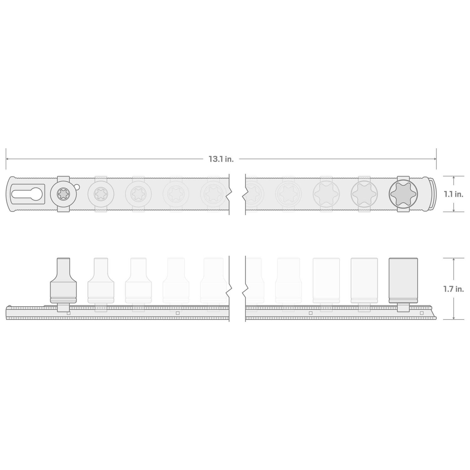Tekton 3/8 Inch Drive 6-Point Socket and Ratchet Set SKT15301 - MT - Mrs Treak