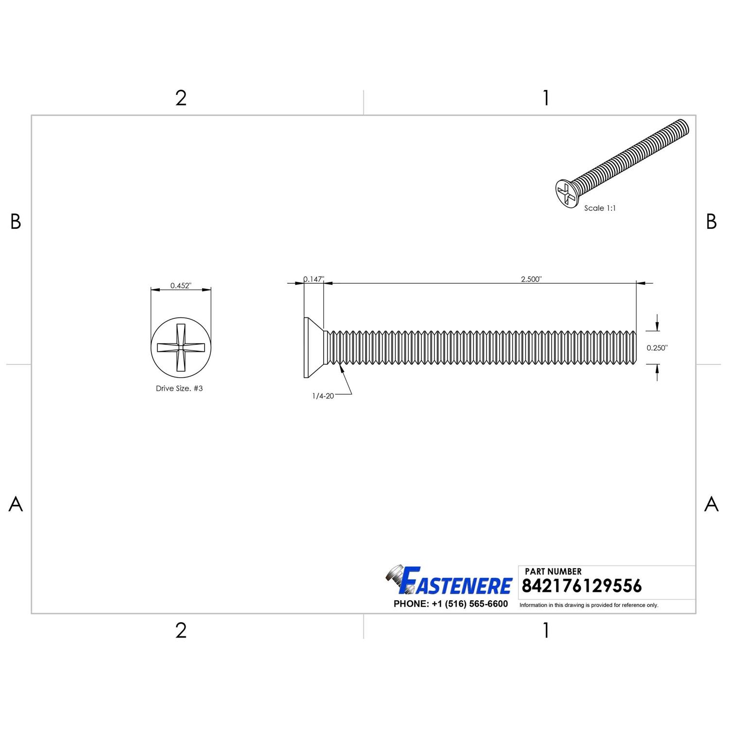 Phillips Flat Head Machine Screws Stainless Steel 18-8 Qty - MT - Mrs Treak